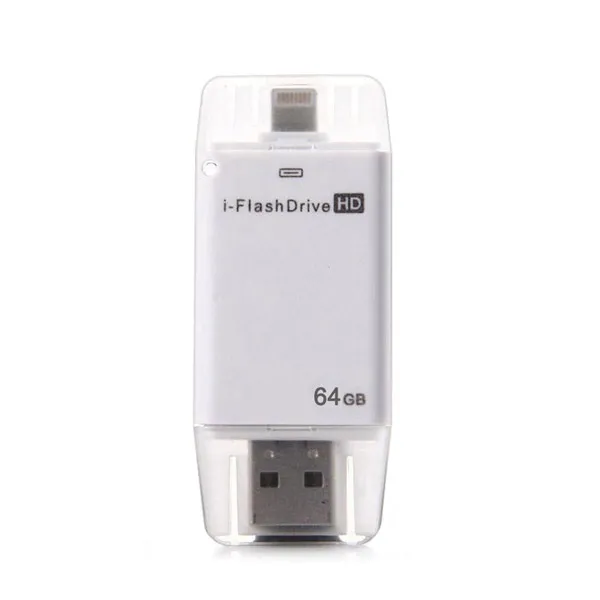 USB-флешка iLoungeMax i-FlashDevice HD 64GB Silver для iPhone | iPad | iPod