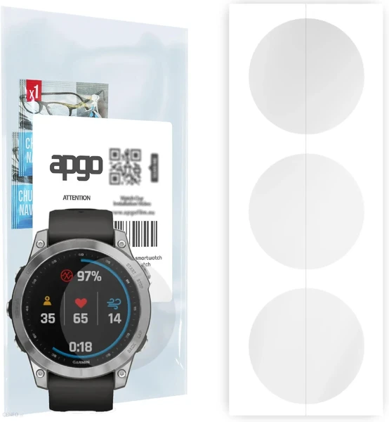 Гидрогелевая защитная пленка iLoungeMax Hydrogel Clear для Garmin Fenix 7