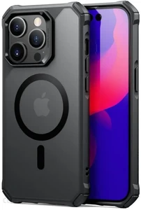 Силиконовый чехол ESR Air Armor TPU Case Frosted Black with HaloLock для iPhone 14 Pro 4894240161425 - Фото 1