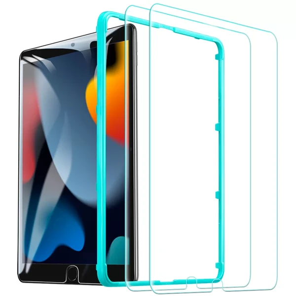 Захисне скло з рамкою для поклейки ESR 9H 0.33mm для iPad 9 | 8 | 7 10.2" (2021 | 2020 | 2019) | Air 3 | Pro 10.5" у Дніпрі