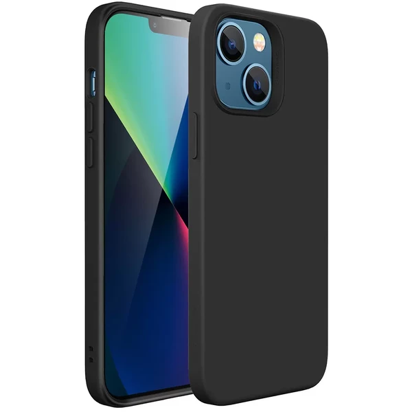 Чорний силіконовий чохол ESR Cloud Soft Series Liquid Silicone Case Cover Black для iPhone 13