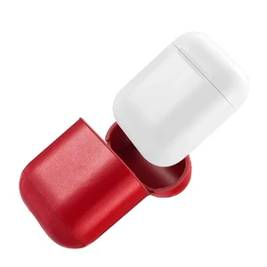 Шкіряний чохол iCarer Vintage Series Red для Apple AirPods - Фото 2