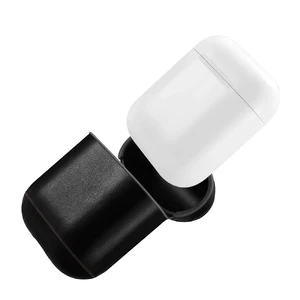 Кожаный чехол iCarer Vintage Series Black для Apple AirPods - Фото 2