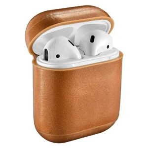 Кожаный чехол iCarer Vintage Series Khaki для Apple AirPods