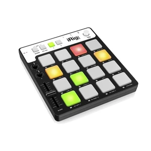 Портативний MIDI-контролер (клавіатура) IK Multimedia iRig Pads для iOS та Mac/PC з Lightning та USB-C, 16 педів та підсвічування