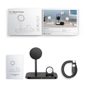 Беспроводная зарядка iLoungeMax 3-in-1 Wireless Charger MagSafe White для iPhone | Apple Watch | AirPods - Фото 7