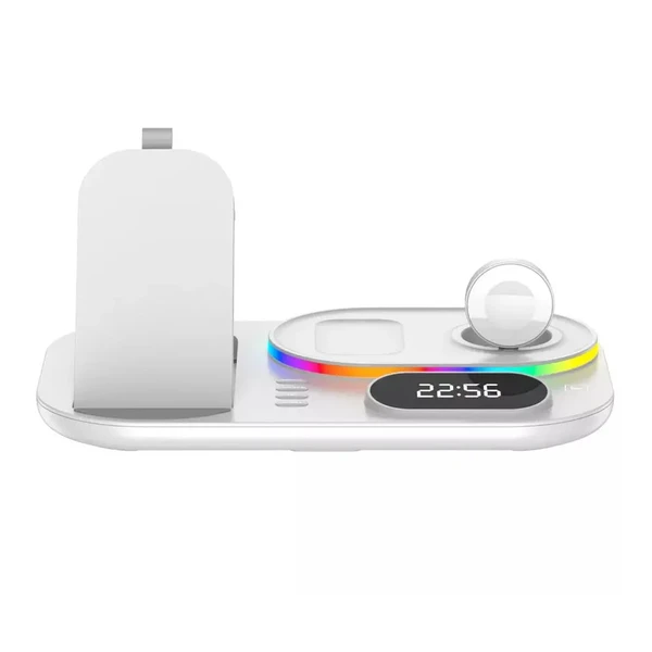 Док-станція iLoungeMax 4in1 RGB LED Wireless Charger 30W для iPhone | AirPods | Apple Watch у Полтаві