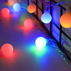 Светодиодная гирлянда iLoungeMax Ball Battery 5M 50LEDs Warm White - Фото 4