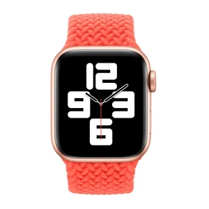 Плетений монобраслет iLoungeMax Braided Solo Loop Electric Orange для Apple Watch Ultra 49mm | 45mm | 44mm | 42mm Size L OEM - Фото 2