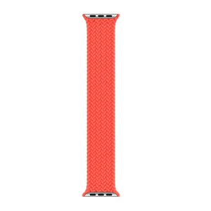 Плетеный монобраслет iLoungeMax Braided Solo Loop Electric Orange для Apple Watch Ultra 49mm | 45mm | 44mm | 42mm Size M OEM - Фото 3