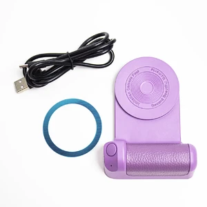 Магнітний тримач-зарядка iLoungeMax Camera Handle Photo Holder MagSafe Purple для iPhone | Android - Фото 3