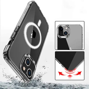 Прозрачный силиконовый чехол iLoungeMax Clear Case with MagSafe для iPhone 14 Plus - Фото 3