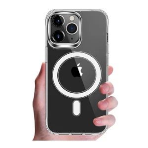 Прозрачный силиконовый чехол iLoungeMax Clear Case with MagSafe для iPhone 14 Pro - Фото 2