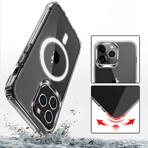 Прозрачный силиконовый чехол iLoungeMax Clear Case with MagSafe для iPhone 14 Pro - Фото 3
