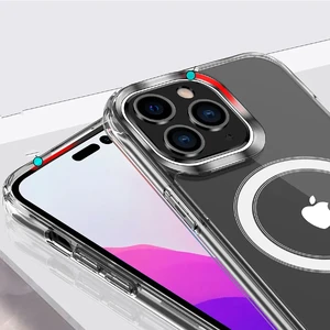 Прозрачный силиконовый чехол iLoungeMax Clear Case with MagSafe для iPhone 14 Pro - Фото 4