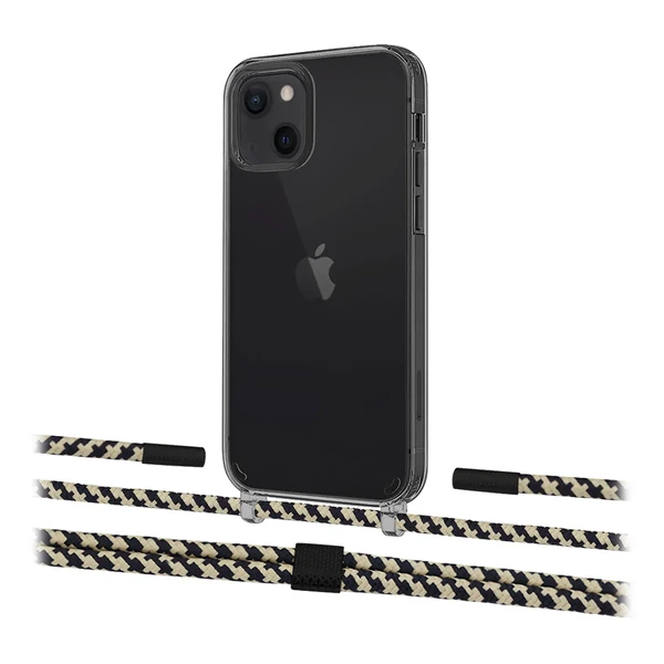 Прозорий чохол з ремінцем iLoungeMax CrossBody Lanyard Case для iPhone 13 mini