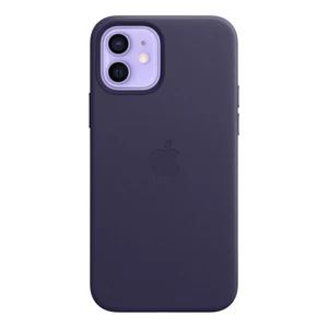 Кожаный чехол iLoungeMax Genuine Leather Case MagSafe Deep Violet для iPhone 12 | 12 Pro ОЕМ  - Фото 1