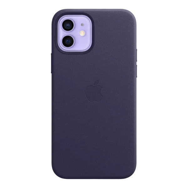 Шкіряний чохол iLoungeMax Genuine Leather Case MagSafe Deep Violet для iPhone 12 | 12 Pro ОЕМ в Кривому Розі