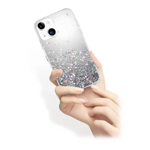 Силіконовий чохол з блискітками iLoungeMax Glitter Silicone Case Black для iPhone 13 - Фото 3