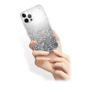 Силиконовый чехол с блестками iLoungeMax Glitter Silicone Case Black для iPhone 13 Pro - Фото 3