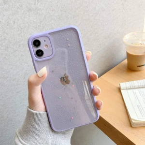 Блискучий чохол із зірками iLoungeMax Glitter Star Purple для iPhone 11 - Фото 3