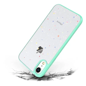 Блестящий чехол со звездами iLoungeMax Glitter Star Sky Blue для iPhone XR - Фото 3