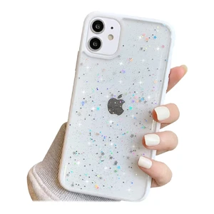 Блестящий чехол со звездами iLoungeMax Glitter Star White для iPhone 11 - Фото 2