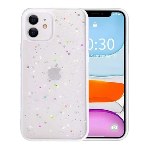 Блестящий чехол со звездами iLoungeMax Glitter Star White для iPhone 11  - Фото 1