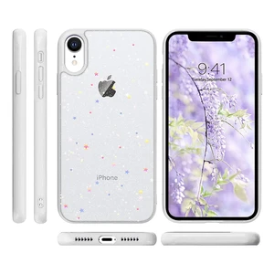 Блестящий чехол со звездами iLoungeMax Glitter Star White для iPhone XR - Фото 2