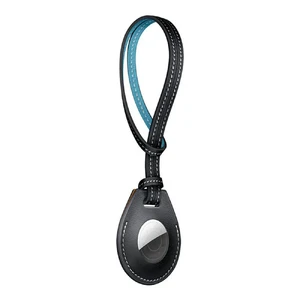 Чохол-петля iLoungeMax Bag Charm Blue Indigo для AirTag OEM (real leather) - Фото 3