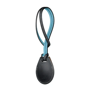 Чохол-петля iLoungeMax Bag Charm Blue Indigo для AirTag OEM (real leather) - Фото 2