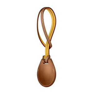 Чехол-петля iLoungeMax Bag Charm Brown для AirTag OEM (real leather) - Фото 2