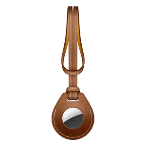 Чехол-петля iLoungeMax Bag Charm Brown для AirTag OEM (real leather)  - Фото 1