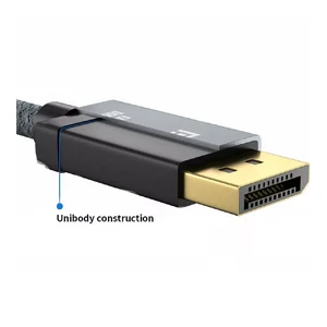 Кабель для монитора iLoungeMax High Quality Braided USB Type-C to DisplayPort 8K 60Hz 1.8m - Фото 3