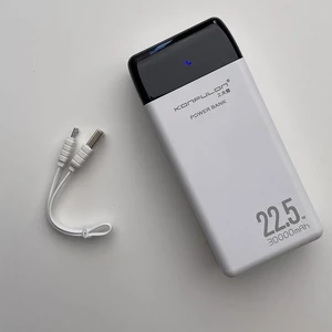 Акумулятор Konfulon External Battery QC3.0 | PD18 W, 30.000 mAh, Two-way Fast Charging Bank Black - Фото 2