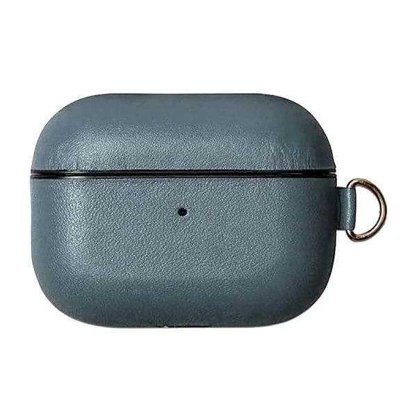 Кожаный чехол iLoungeMax Leather Case Blue для Airpods 3