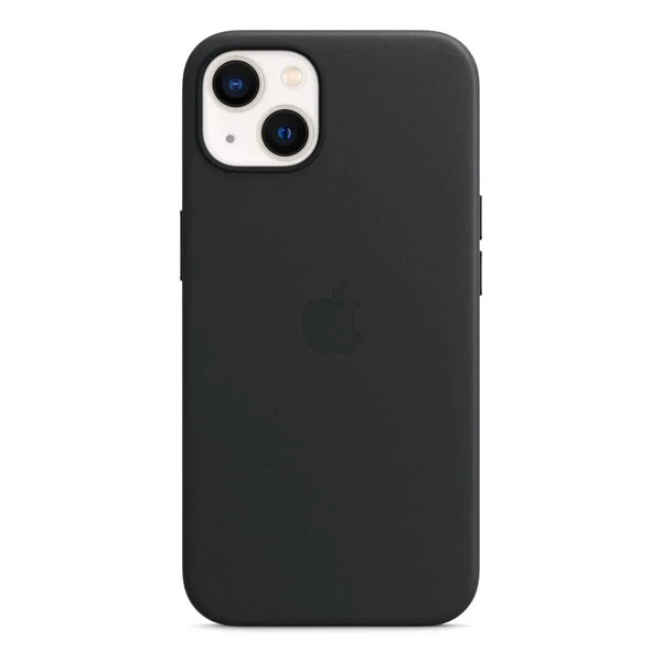 Чорний шкіряний чохол iLoungeMax Leather Case MagSafe Midnight для iPhone 13 (з підтримкою анімації) OEM