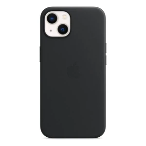 Чорний шкіряний чохол iLoungeMax Leather Case MagSafe Midnight для iPhone 13 mini OEM  - Фото 1