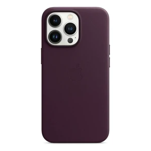 Кожаный чехол iLoungeMax Leather Case MagSafe Dark Cherry для iPhone 13 Pro (с поддержкой анимации) OEM  - Фото 1