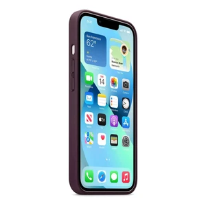 Шкіряний чохол iLoungeMax Leather Case MagSafe Dark Cherry для iPhone 13 mini OEM - Фото 3