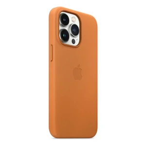Шкіряний чохол iLoungeMax Leather Case MagSafe Golden Brown для iPhone 13 Pro Max (з підтримкою анімації) OEM - Фото 2