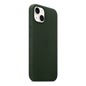 Кожаный чехол iLoungeMax Leather Case MagSafe Sequoia Green для iPhone 13 (с поддержкой анимации) OEM - Фото 2