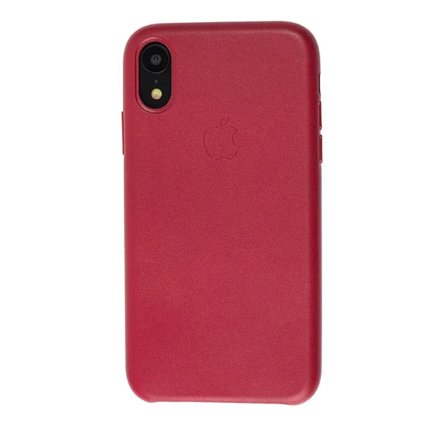 Кожаный чехол iLoungeMax Leather Case Red для iPhone XR OEM в Чернигове