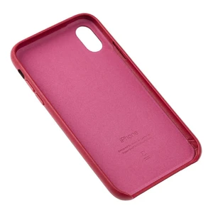 Шкіряний чохол iLoungeMax Leather Case Red для iPhone XR OEM - Фото 3