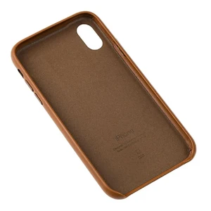 Шкіряний чохол iLoungeMax Leather Case Saddle Brown для iPhone XR OEM - Фото 3