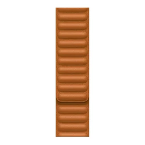 Ремешок iLoungeMax Leather Link Magnetic Golden Brown для Apple Watch Ultra 49mm | 45mm | 44mm | 42mm (M | L) OEM - Фото 3