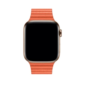 Ремешок iLoungeMax Leather Loop Orange для Apple Watch 41mm | 40mm | 38mm OEM - Фото 2