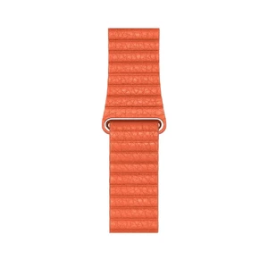 Ремешок iLoungeMax Leather Loop Orange для Apple Watch 41mm | 40mm | 38mm OEM - Фото 3