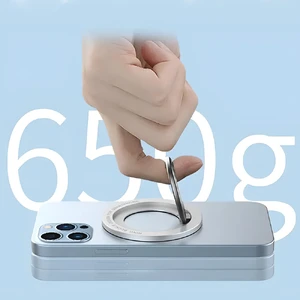 Держатель-кольцо iLoungeMax Magnetic Ring MagSafe Silver для iPhone 14 | 13 | 12 - Фото 3