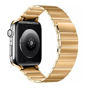 Ремешок iLoungeMax Metal Loop Magnetic Strap Gold для Apple Watch Ultra 49mm | 45mm | 44mm | 42mm  - Фото 1